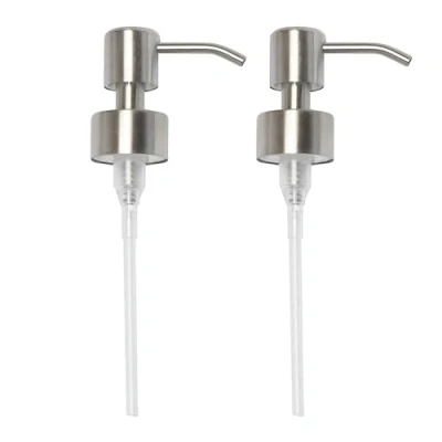 Abbildung von Kapitan Edelstahl Seifenpumpe, Pumpkopf, Ersatzpumpe für 28 mm Gewinde Flasche Seifenspender (1, gebürsteter Edelstahl)