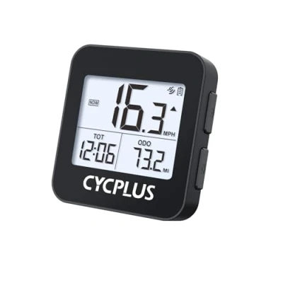 Abbildung von CYCPLUS GPS Fahrradcomputer Drahtlose Fahrradtacho Radcomputer IPX6 Wasserdichter Kilometerzähler Tachometer Radfahren G1