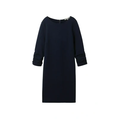 Abbildung von TOM Tailor Denim WITH Sleeve Detail Strickkleid, Damen, Größe: XS, Sky captain blue