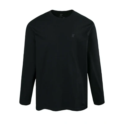 Abbildung von JP 1880 Herren Langarmshirt, Schwarz, 4XL EU