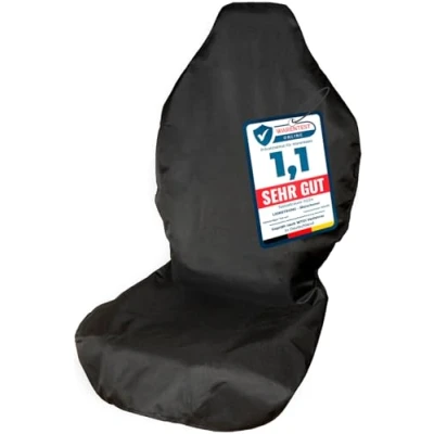 Abbildung von LIONSTRONG® Autositzschoner Vordersitz universell kompatibel [WASSERDICHT] Autositzbezüge Vordersitze Sitzschoner Sitzbezüge Auto Autositz Sitzschutz Werkstattschoner (Sportsitze Polyester)