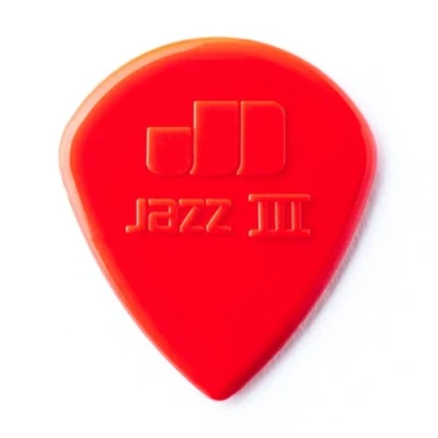 Abbildung von JIM DUNLOP Plektrum Jazz III Nylon 1,38mm 24 Stück