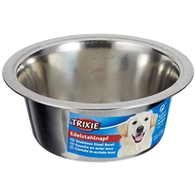 Abbildung von Trixie 6183 Edelstahlnapf, 0,45 l/ø 13 cm, metallisch