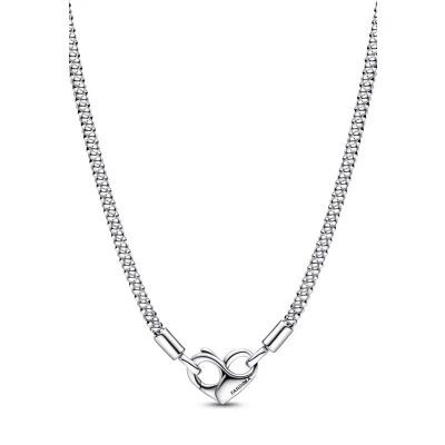 Abbildung von Pandora Studded Halskette, Damen, Größe: 45, Sterling silver
