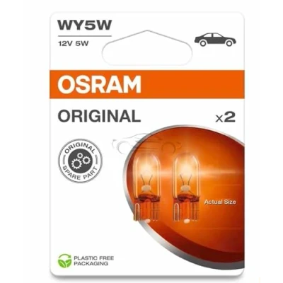 Abbildung von Osram ORIGINAL LINE 12V, WY5W, Doppelblister (2 Lampen), white