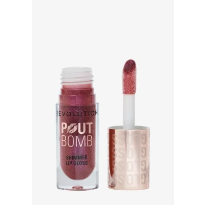 Abbildung von Makeup Revolution POUT BOMB Shimmer Gloss Lipgloss, Größe: 4.5 ml, Berry lustre
