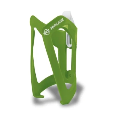 Abbildung von SKS GERMANY TOPCAGE GREEN Flaschenhalter für Fahrräder (Fahrradzubehör aus hochfestem &amp; leichtem Kunststoff, verstellbarer Anschlag, variable Fanghaken sichere Arretierung), grün