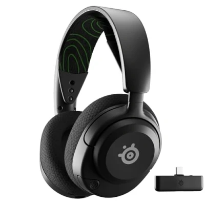 Abbildung von SteelSeries Arctis Nova 5X Wireless Xbox Gaming Headset Magnetische Neodym Treiber 100+ Audio Presets 60 Std. Akkulaufzeit 2,4 GHz / BT ClearCast Gen2.X Mik Für Xbox, PS, PC, Switch, Handy