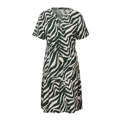 Abbildung von Street One Gemustertes Freizeitkleid, Damen, Größe: 42, Grün