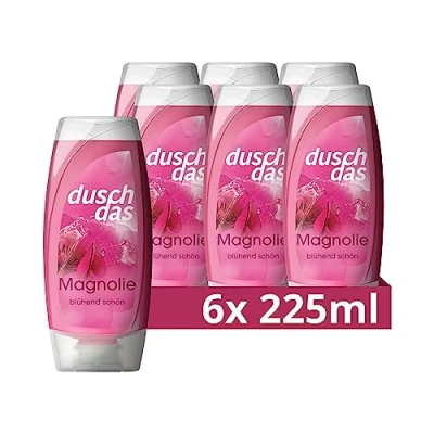 Abbildung von Duschdas Duschgel Magnolie Duschbad mit verwöhnender Duftformel sorgt für einen erfrischenden Start in den Tag 6 x 225 ml