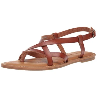 Abbildung von Amazon Essentials Damen Freizeitsandale mit Riemchen, Bräunen, 37 EU