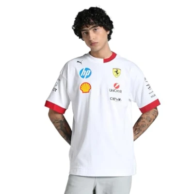 Abbildung von Puma Tshirt print, Herren, Größe: Large, White
