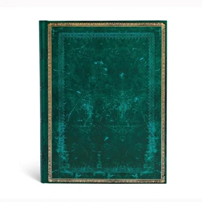 Abbildung von Paperblanks Old Leather Classics Faux Leder Viridiangrün Notizbuch Ultra Liniert, (230 x 180)