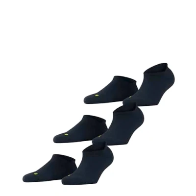 Abbildung von FALKE Unisex Sneakersocken Cool Kick Sneaker Multipack U Sn weich atmungsaktiv schnelltrocknend kurz einfarbig 3 Paar, Blau Marine 6120, 39 41