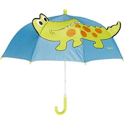 Abbildung von Playshoes Stockschirm mit kindgerechtem Mechanismus Unisex Kinder,3D Krokodil,original