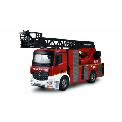Abbildung von Amewi RC Mercedes Benz Feuerwehr Drehleiterfahrzeug 1:18 RTR