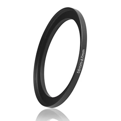 Abbildung von Ares Foto® Step Up Filteradapter Adapter Ring. CNC gefrästes Aluminium. Kompatibel mit Objektiven Aller Hersteller: Canon Sony Nikon Fujifilm Olympus Pentax Leica Tamron Sigma (58mm 67mm)