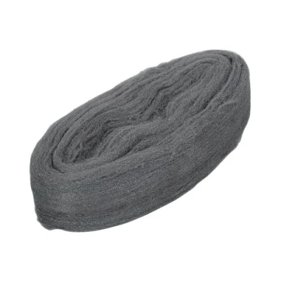 Abbildung von wolfcraft Stahlwolle Feinheit 000 6095000, Zum Feinpolieren und Reinigen von Oberflächen, 200g