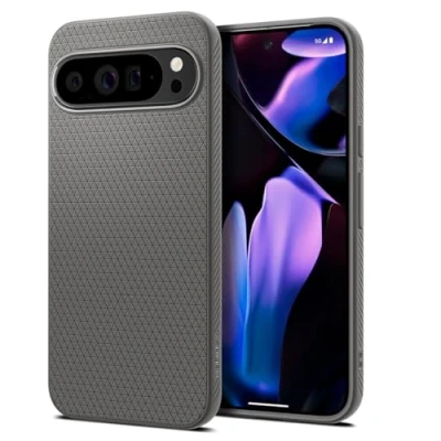 Abbildung von Spigen Liquid Air Hülle Kompatibel mit Google Pixel 9 Pro XL [Made for Google] Marble Gray