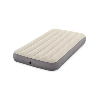 Abbildung von Intex Twin Dura beam Series Single High Luftbett, Taupe/Grey, 99 x 191 25 cm