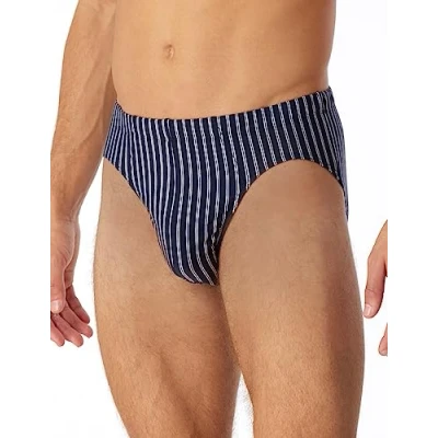 Abbildung von Schiesser 95 5 Essentials Slip, Herren, Größe: Medium, Dunkelblau