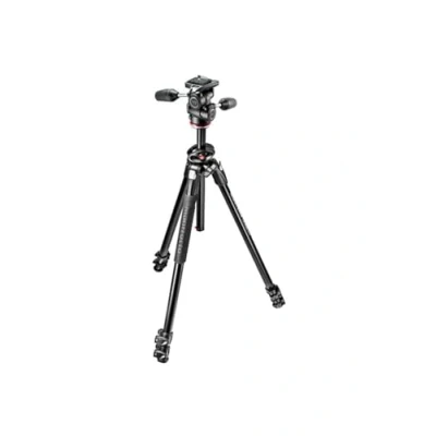 Abbildung von Manfrotto MK290DUA3 3W 290 DUAL Kit Alu 3 Segmemte (90 Grad Mittelsäule, Wege Neiger)