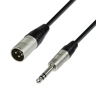 Abbildung von Adam Hall Cables 4 STAR BMV 0300 Symmetrisches Kabel REAN XLR Male auf Klinke TRS 3 m