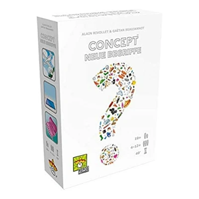 Abbildung von Repos Production, Concept Neue Begriffe, Erweiterung, Familienspiel, Ratespiel, 4 12 Spieler, Ab 10+ Jahren, 40+ Minuten, Deutsch