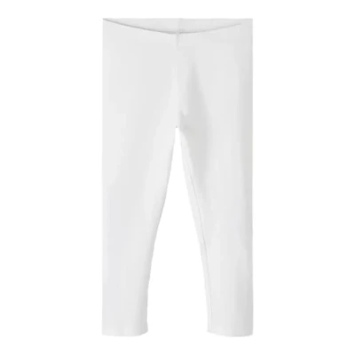 Abbildung von NAME IT Mädchen Nkfvivian Ff Noos Capri Leggings, Bright White, 140 EU