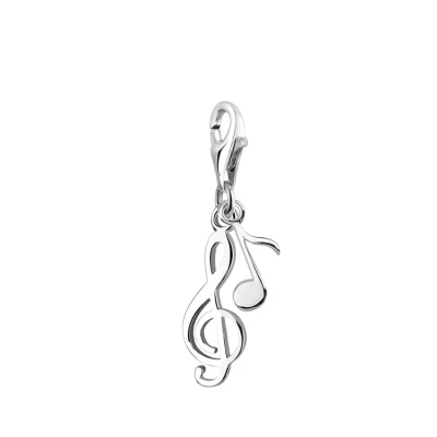 Abbildung von Elli CLEF Music Charm, Damen, Größe: One Size, Silber