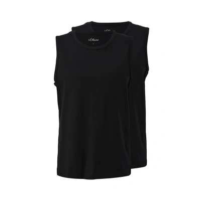 Abbildung von s.Oliver 2PACK Top, Herren, Größe: Large, Schwarz