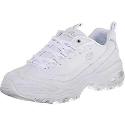 Abbildung von Skechers WIDE FIT D&#039;LITES Sneaker low, Damen, Größe: 40, White Schuhe