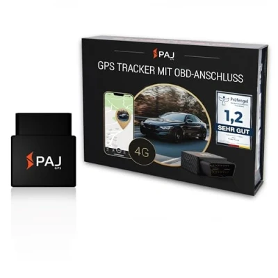 Abbildung von PAJ GPS CAR OBD Finder 4G 2.0 OBDII Tracker für Autos, Fahrzeuge &amp; LKW&#039;s Sender dauerhafte Stromversorgung über KFZ OBD2 Stecker weltweite Live Ortung per App Alarmbenachrichtigungen