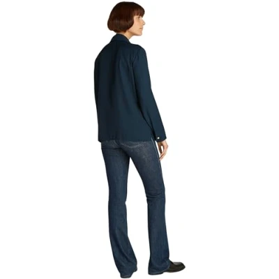 Abbildung von Tommy Hilfiger SOFT Regular Shirt Hemdbluse, Damen, Größe: 40, Dark night navy