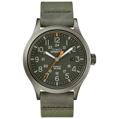 Abbildung von Timex Herren Quarz Uhr mit Stoff Armband TW4B14000