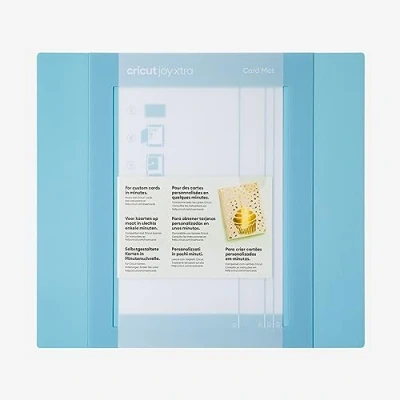 Abbildung von Cricut Joy Xtra Kartenschneidematte, 12 cm x 16,8 (4,7 Zoll 6,6 Zoll), Blau