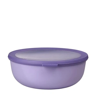 Abbildung von Mepal Multi Bowl Cirqula Round Vorratsdose mit Deckel Geeignet als Luftdichte Aufbewahrungsbox für den Kühlschrank, Mikrowellengeschirr &amp; Frischhaltedosen 2250 ml Nordic Lilac