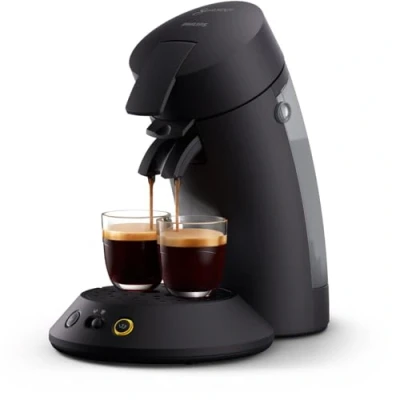 Abbildung von PHILIPS Senseo Original Plus Kaffeepadmaschine Kaffeestärkewahl, Coffee Boost Technologie, Umweltfreundlich, Zwei Tassen Funktion, 0,7L Wassertank, Schnelles Aufheizen, samtige Crema (CSA210/60)