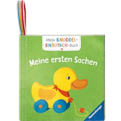 Abbildung von Mein Knuddel Knautsch Buch: Meine ersten Sachen; weiches Stoffbuch, waschbares Badebuch, Babyspielzeug ab 6 Monate