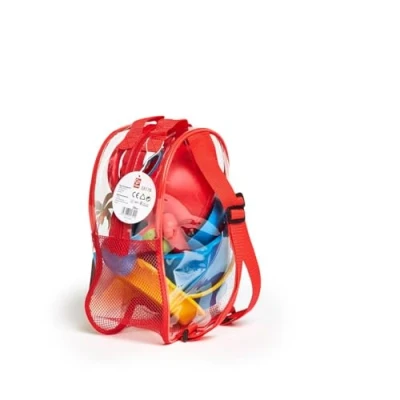 Abbildung von Hape E8178 Strandspielzeug Strandrucksack Grundausstattung