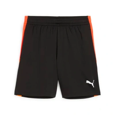 Abbildung von Puma Individualliga Training JR OPEN Pockets Unisex Kurze Sporthose für Kinder, Größe: 164, Black/heat fire