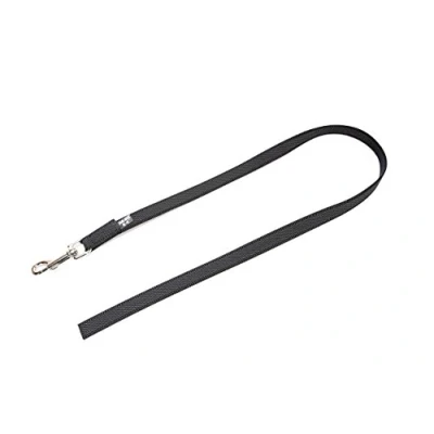 Abbildung von IDC Color &amp; Gray gumierte Leine, 14 mm x 1 m ohne Schlaufe, Schwarz Grau
