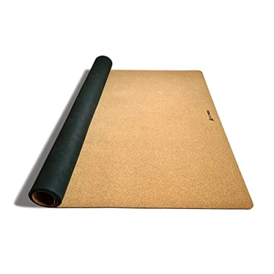 Abbildung von Secoroco Spielmatte aus Kork. Schadstofffreie Krabbelmatte für Babys und Kinder. Natur 160x110 cm