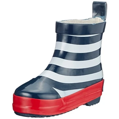 Abbildung von Playshoes Unisex Kinder Gummistiefel Halbschaft Regenstiefel, Maritim, 19 EU