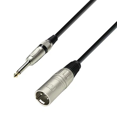 Abbildung von Adam Hall Cables 3 STAR MMP 1000 Mikrofonkabel XLR Female auf Klinke TS 10 m