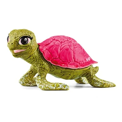 Abbildung von schleich BAYALA 70759 Pink Sapphire Schildkröte Spielzeugfigur Märchenhafte Rosa Saphir Meereskreatur Meeres Tierfigur Figuren für Kinder ab 5 Jahren, 2.1 inch