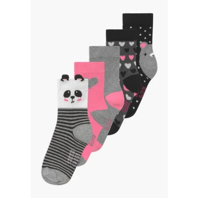Abbildung von Schiesser Mädchen Kinder Kids Größe 19 Bis 34 Strümpfe Socken 5er Pack, Sortiert 1_172632, 22 EU