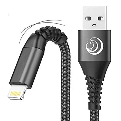 Abbildung von iPhone Ladekabel,Lightning Kabel [2Pack 2M+1M] Schnellladekabel MFi Zertifiziert Nylon Fast USB Ladekabel für SE 2020 11 12 13 14 Pro Max XS XR X 8 7 6 6s Plus,iPad
