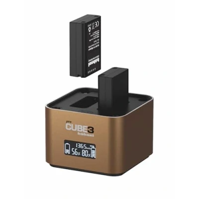 Abbildung von Hähnel ProCube3 Für Olympus DSLR Duo Ladegerät Schnelleres Laden USB Typ C Eingang