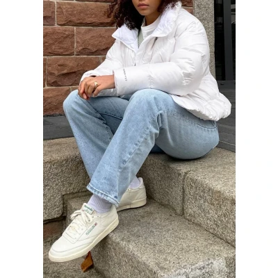 Abbildung von Reebok Classic CLUB C 85 Vintage Sneaker low, Damen, Größe: 37.5, Chalk/alabaster/glen green Leder und textil